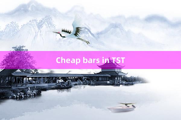 Cheap bars in TST