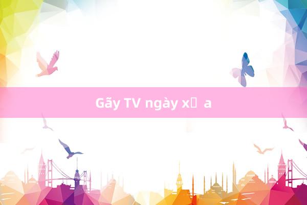 Gãy TV ngày xưa