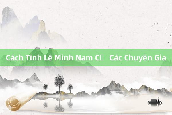 Cách Tính Lê Minh Nam Cả Các Chuyên Gia